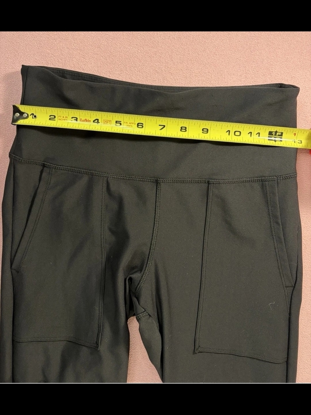 Lot Of 2 Old Navy Black & Olive High-Waist Cargo Leggings - Picture 3 of 7